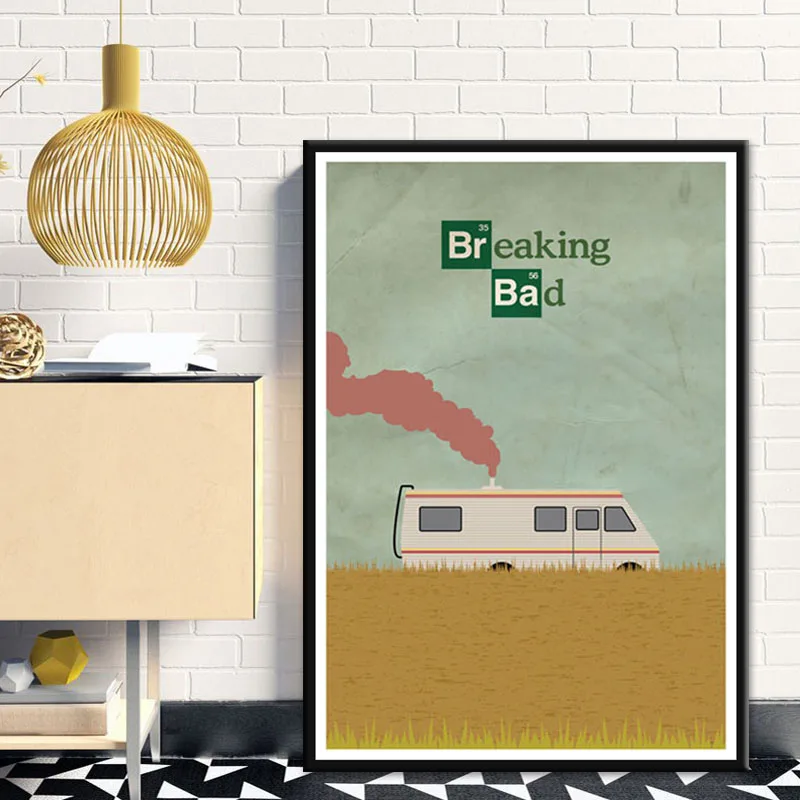 

Breaking Bad Classic TV Series Shows Poster Wall Art Picture Posters and Prints Canvas Painting for Room Home Decor