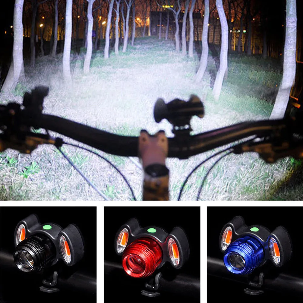 

USB Rechargeable LED Bicycle Bright Bike Front Headlight Lamp Waterproof Safety