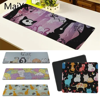 

Maiya Top Quality Cute Cartoon Cat Beautiful Anime Mouse Mat Free Shipping Large Mouse Pad Keyboards Mat