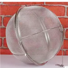 Кухня инструмент 20 см из нержавеющей стали приправы мешок соусе суп приправы вкус коробка мяч чай фильтр остаток разделения чай