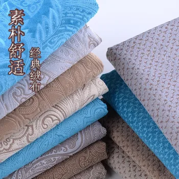 

Sofa fabric thicker high - grade flannel European embossed pillow 145 * 100cm