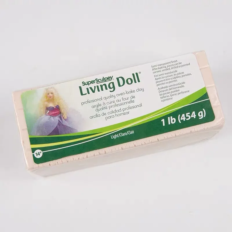 454g-color de la piel de bebé de Marfil Super Sculpey-Living Doll-Polímero Arcilla 