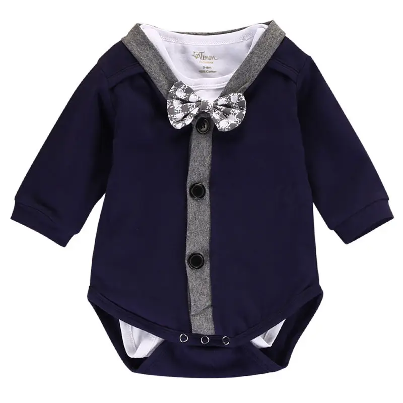 

Infant Toddler Newborn Baby Boy Fashion Cardigans Sweatshirt Coat+Romper Jumpsuit 2PCS Outfits Clothes