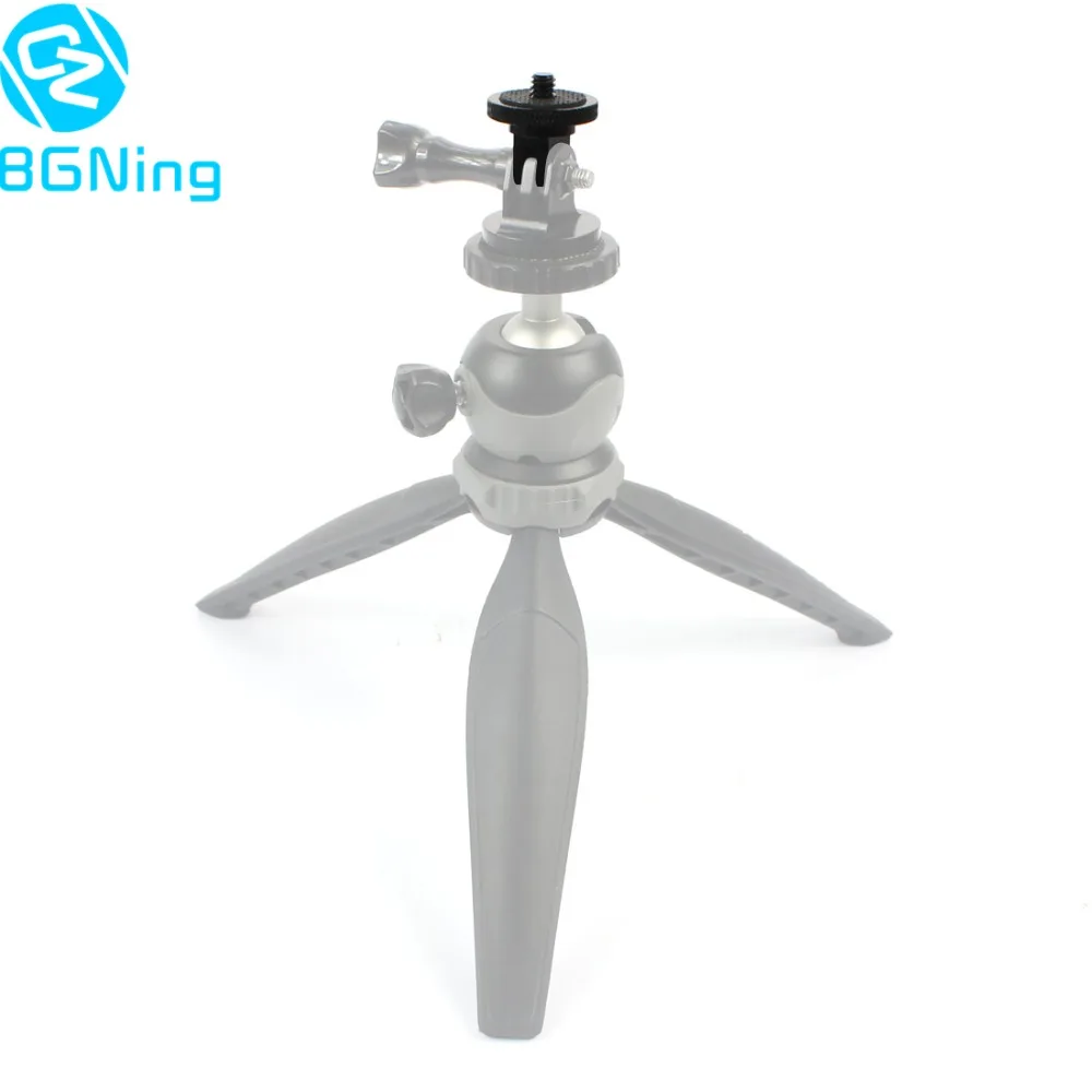 

Aluminum Mini Tripod Adapter with 1/4 Screw Head Mount for GOPRO Hero / SJCAM / yi Action Video Sports Camera Photography Parts