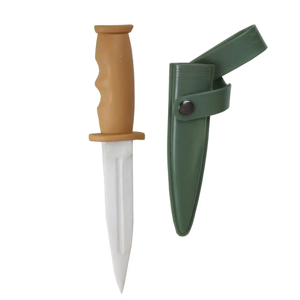 

WESING MMA Simulation Knife Props Martial Arts Grappling Fighting Durable Training Dagger Sheath With Anti-release Tape