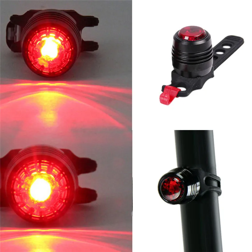 T2 Bicycle LED Light 3 Modes USB Charging Rear Tail Warning Safety