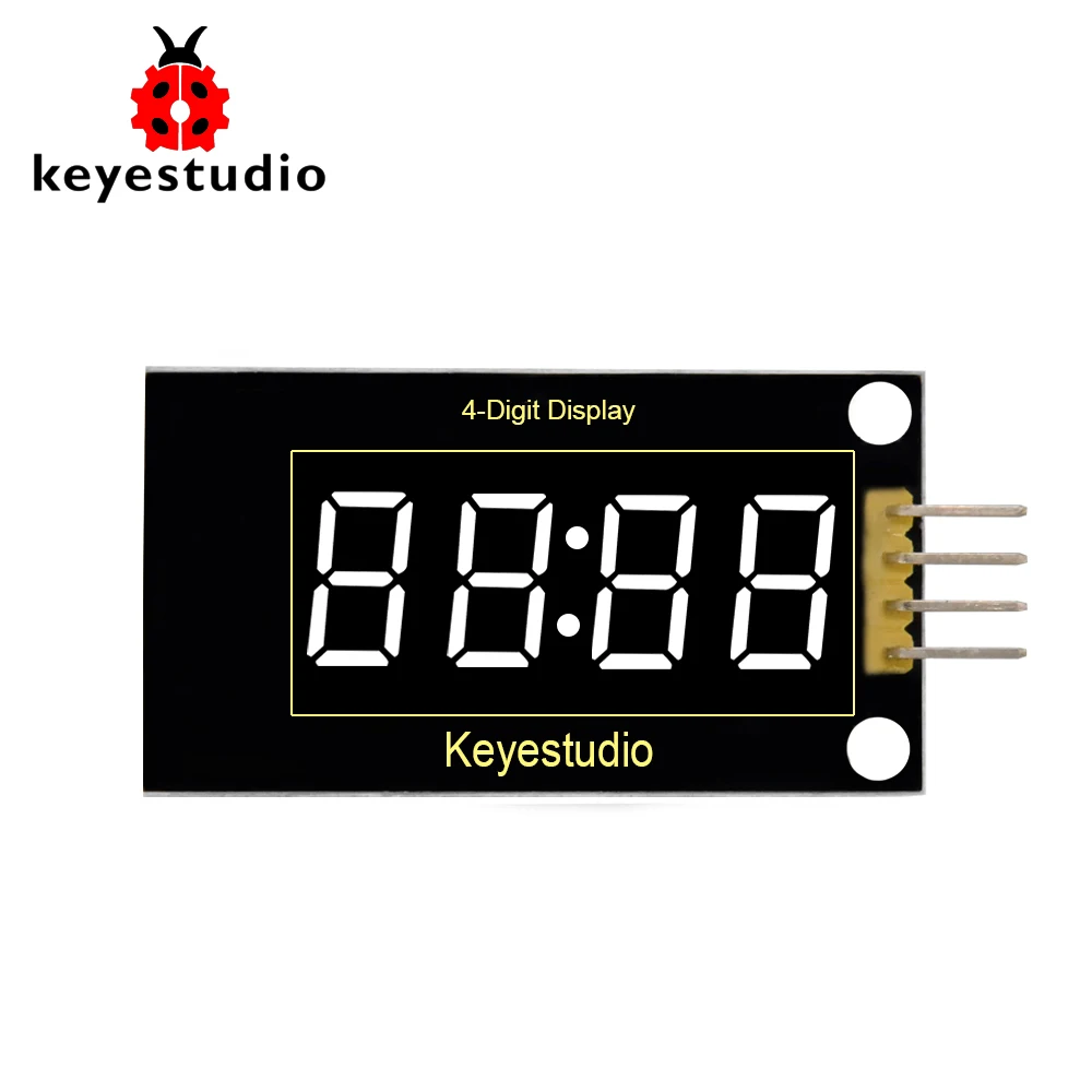 

keyestudio 4-digit LED Display Module TM1637 for Arduino