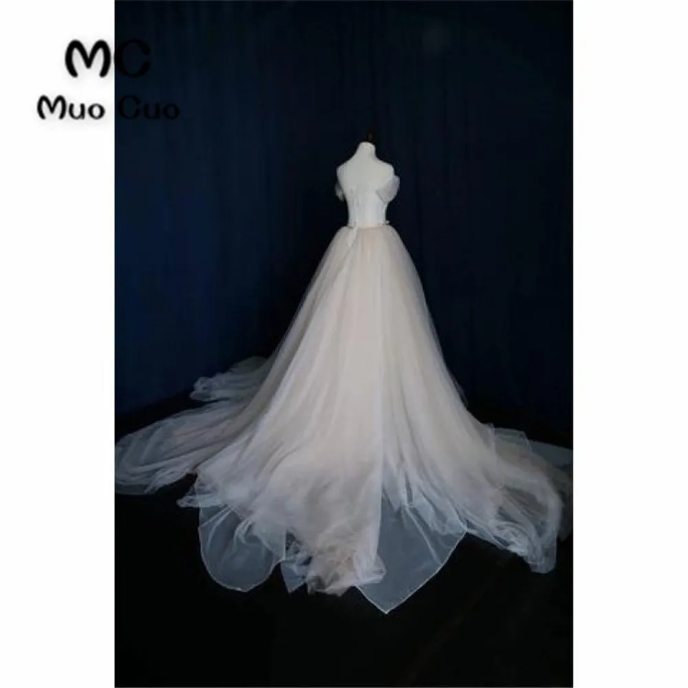 Ball Gown Tulle Sweetheart Lace up Bowknot Wedding Dresses5