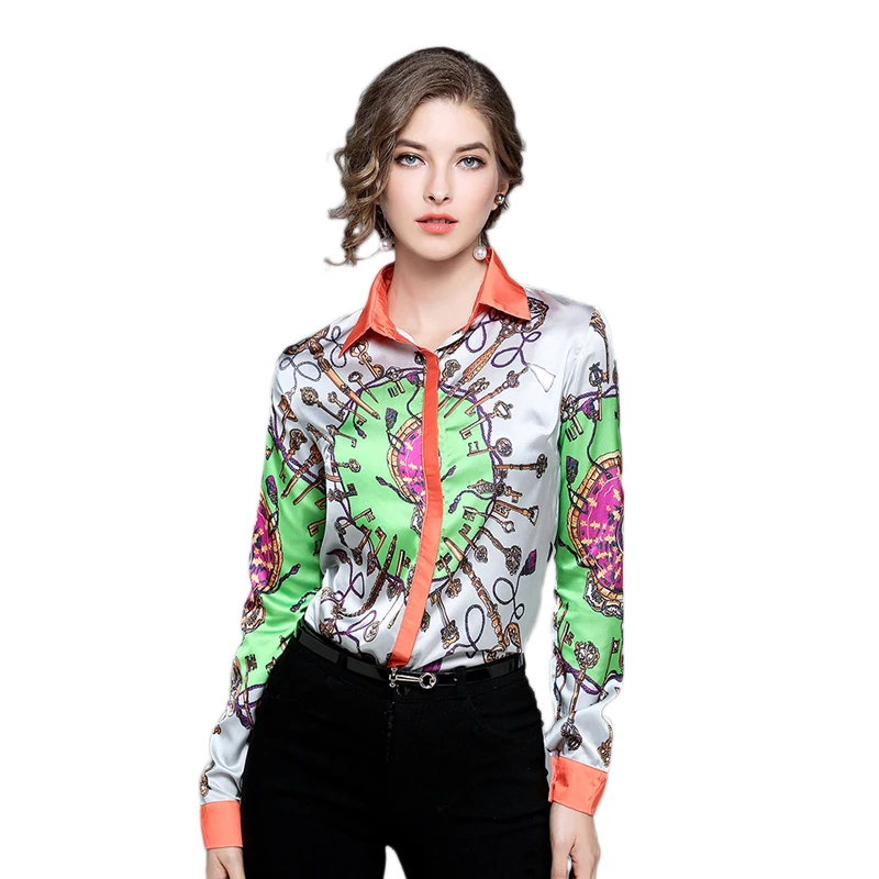long sleeve abstract top