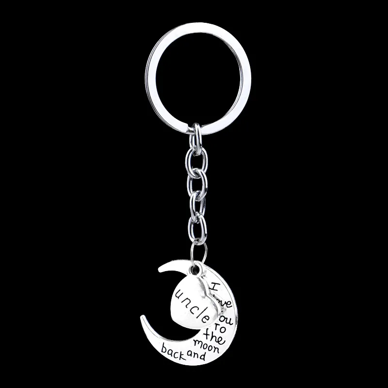 Hot Specials Fashion Keychain Letter Best Bitches Friends Hamsa Hands Moon Star Pendant Handbag Charms Key