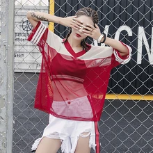 Свободная футболка женская короткий рукав текстиль перспектива уличная хип хоп Повседневная футболка Топы Harajuku Корейская летняя футболка 50D0068