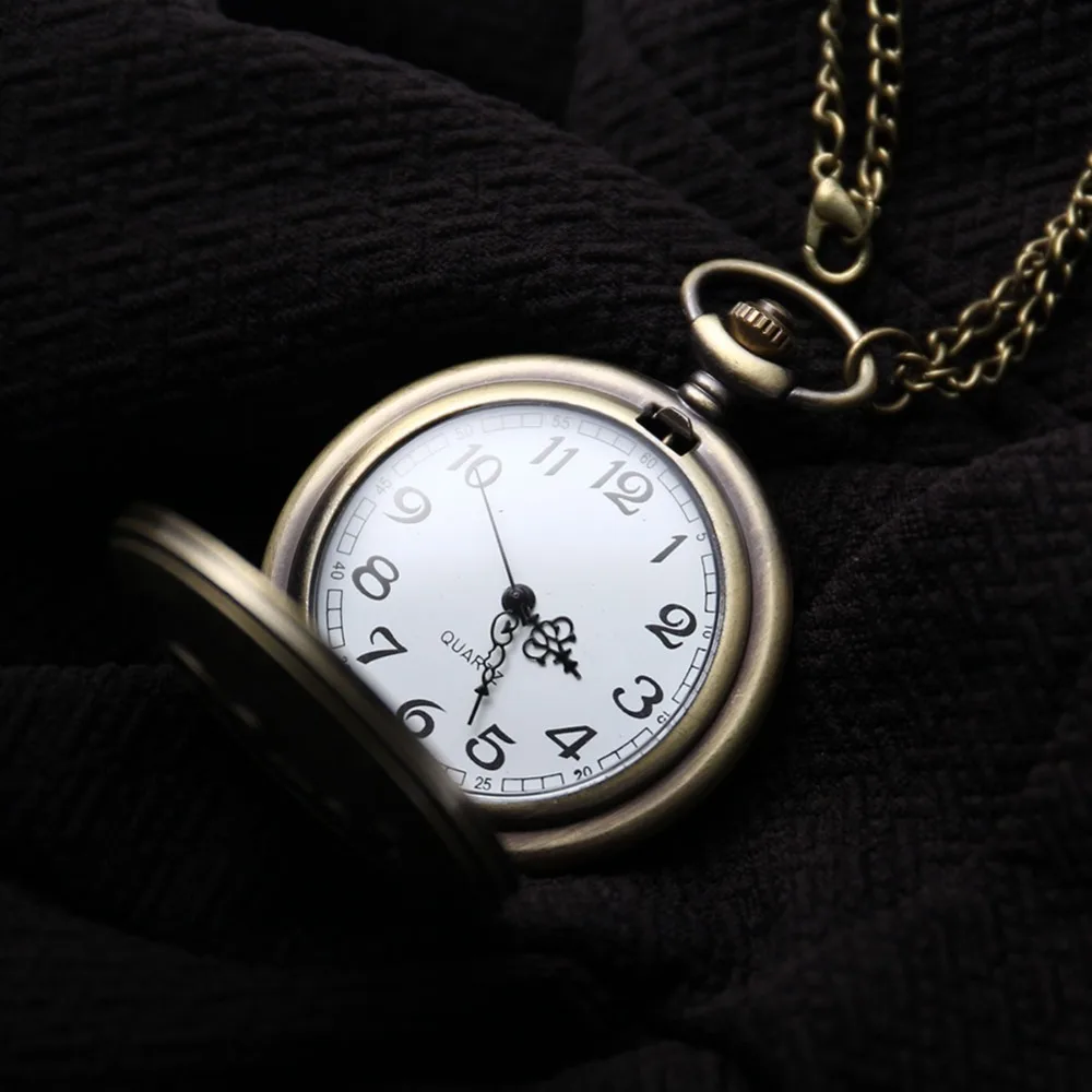 Новое поступление Бронзовый Большой Размеры карманные часы "папа" с цепочкой модные «Я люблю маму» повседневные и Цепочки и ожерелья карманные часы LXH