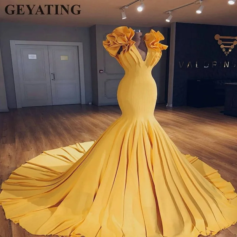 yellow gold long gown