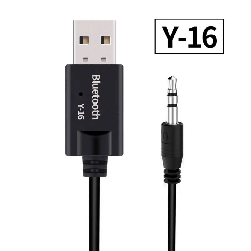 

Y-16 Bluetooth Receiver Music Audio Receiver USB Powered 3.5mm Interface Car Phone Adapter 3.5mm Bluetooth 4.2 Receiver
