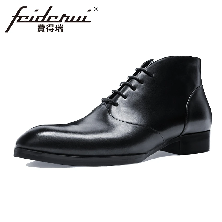 New Arrival Genuine Leather Handmade Men's Outdoor Ankle Boots Elegant Round Toe Lace up High-Top Man Cowboy Martin Shoes HQS246
New Arrival Genuine Leather Handmade Men's Outdoor Ankle Boots Elegant Round Toe Lace up High-Top Man Cowboy Martin Shoes HQS246