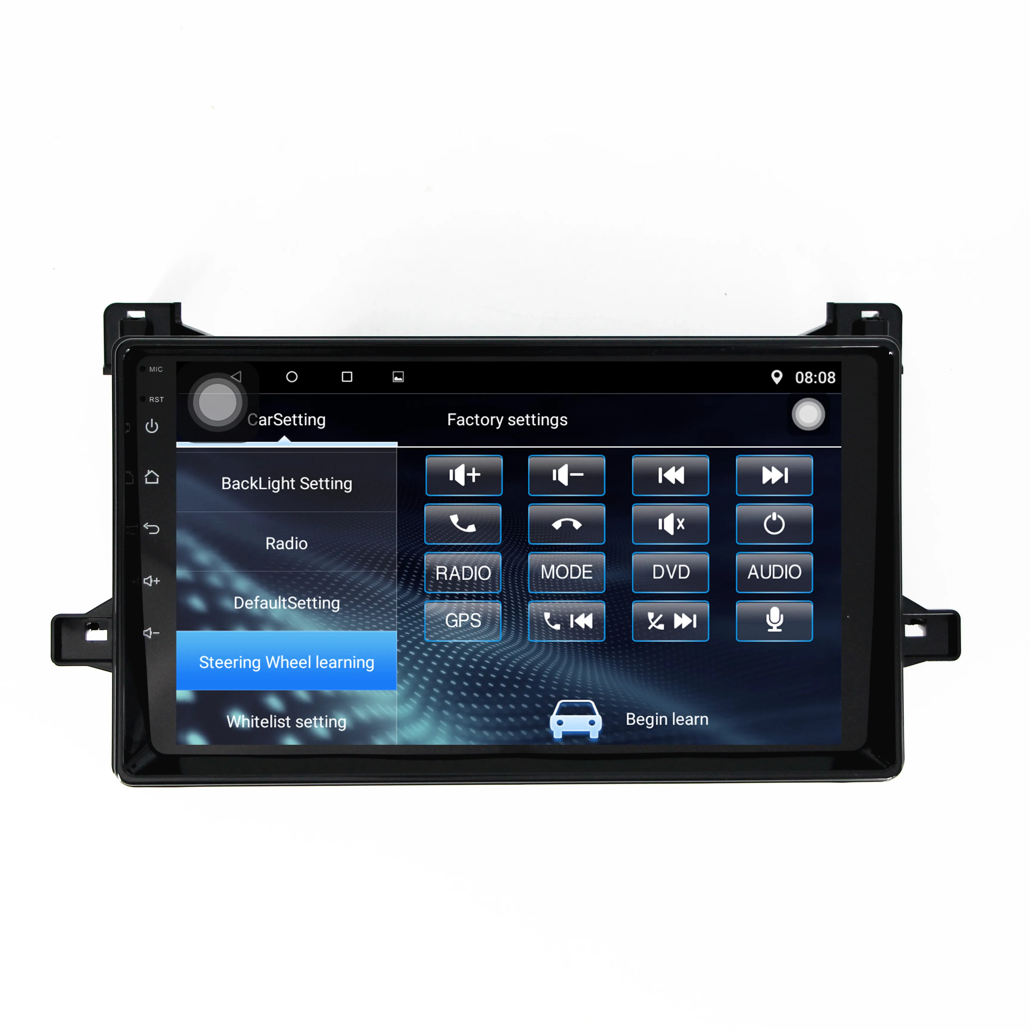 Top 2din Car Android8.1 stereo Autoradio For Toyota Pruis 2016 Quade-core RAM2G+ROM32G with BT WIFI Mirrorlink gps navigation player 7