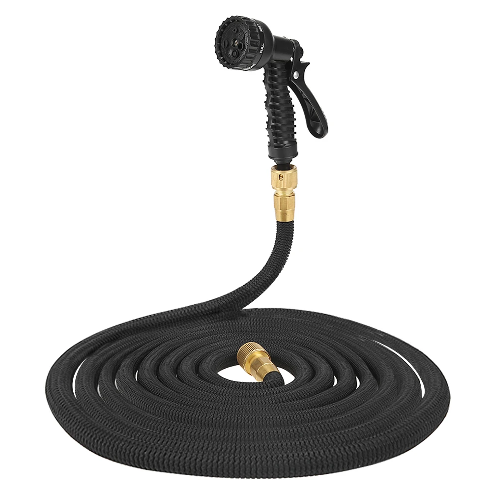 

25FT-100FT Flexible Garden Hose Expandable Water Hose Pipe Watering Spray Gun Set Car Watering Hose with Spray Gun Watering Kit