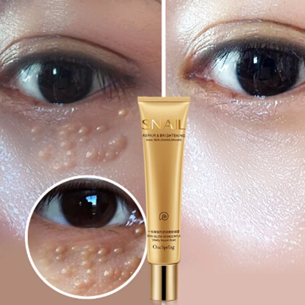 

20ml Snail Repair Eye Cream Essence Cosmetic Anti-Wrinkle Dark Circles Firming