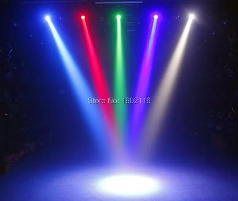 60 Вт RGBW светодиодный прожектор с RGB светодиодный свет, звук/Авто/DMX512 светодиодный луч освещение для создания сценических эффектов, супер