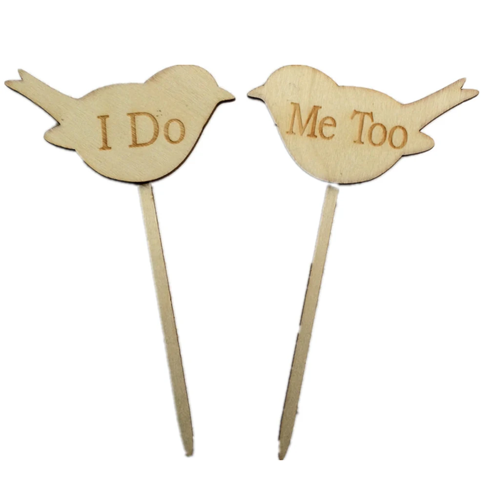 Aliexpress Buy 2pcs I DO ME TOO Love Birds Wedding Cake Topper 