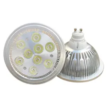 Ar111 Светодиодная лампа 9 Вт AC100-240V 950lm ar111 g53 gu10 e27 светодиодный потолочный светильник ar111 Светодиодная лампа направленного света