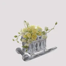 Caioffer Wooden Flowers Pot Garden Decor Mini Vasos De Suculentas Plastic Flowerpots Christmas Gift Plant Maceteros Bonsai CXB13