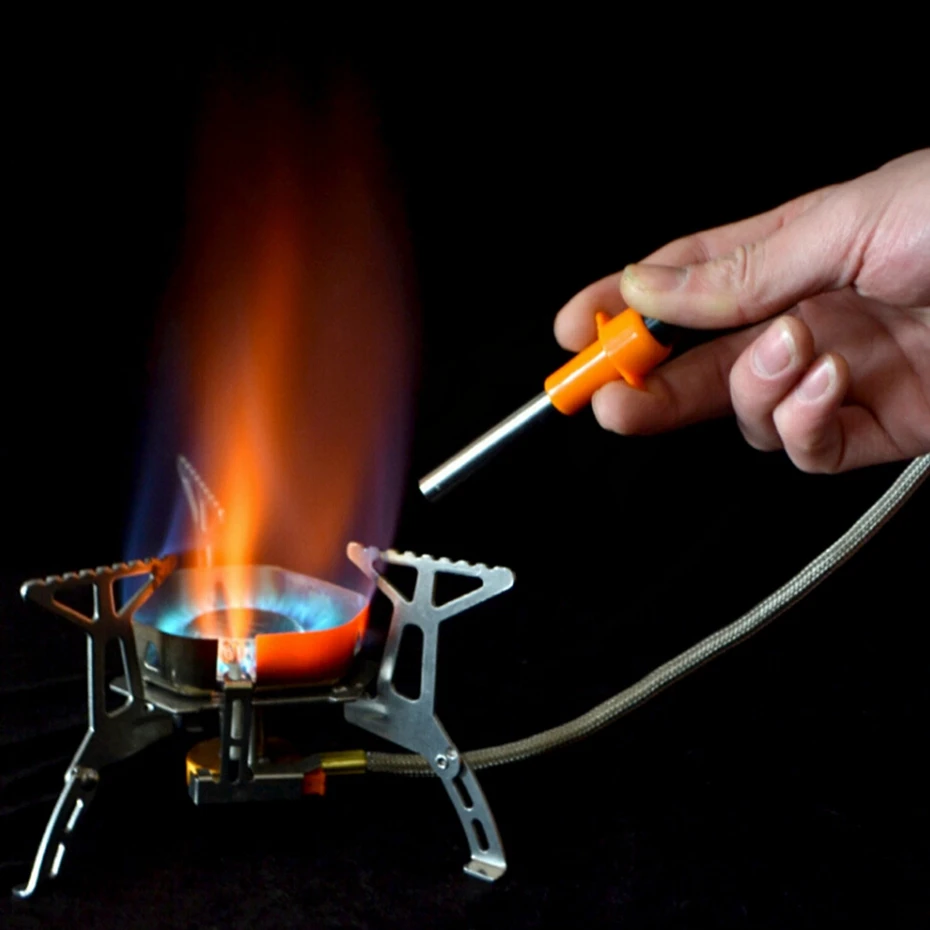 

YINGTOUMAN Outdoor Stove Mini Electric Lighter Camping BBQ Electronic Lighter Flame Gun Igniter Cooker Protable Kitchen Lighters