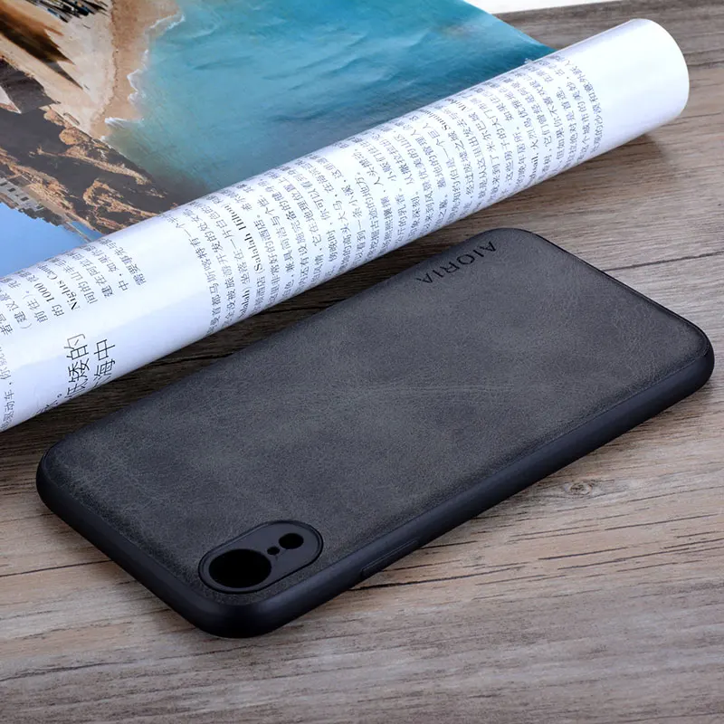Caso para iphone XR X XS x Max de lujo funda de cuero de la cubierta de la piel del hoesje para iphone xr X xs x max teléfono caso coque capa de moda
