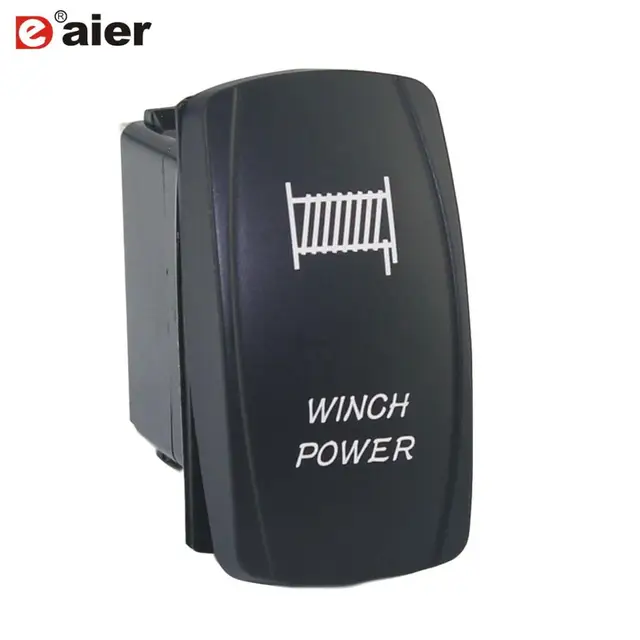 1PC 12V 24V UTV Car Boat Rocker Toggle Switch 20A Waterproof Lighted Switches 5 Pin ON Off For Marine ATV RZR RV Auto Truck DR-A11L25ABL-LJ25