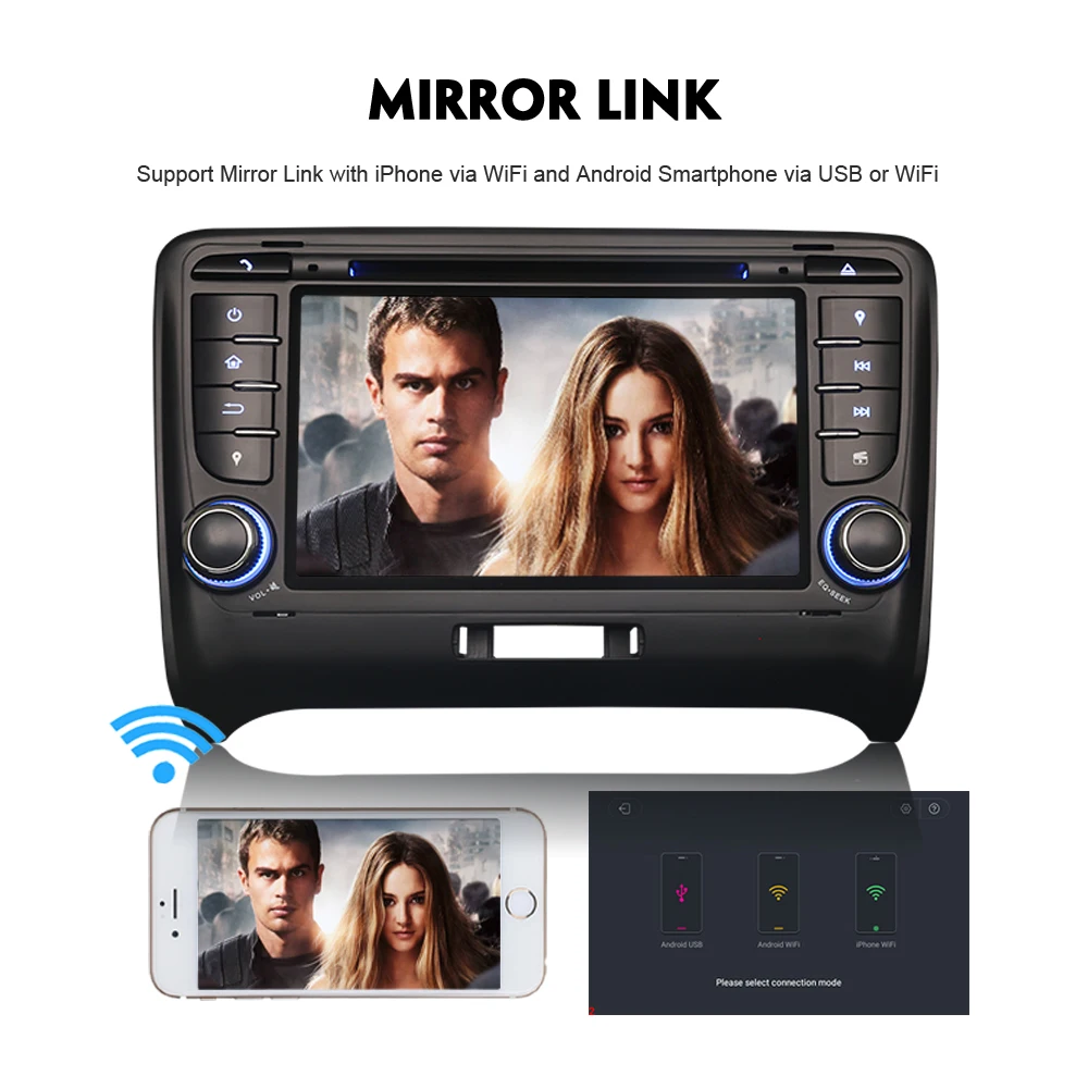 Восьмиядерный Android 8,0 Авторадио DAB+ Navi CD Wi-Fi 4 г DVD BT SD USB TPMS Bluetooth OBD автомобиля gps навигации плеер для AUDI TT MK2