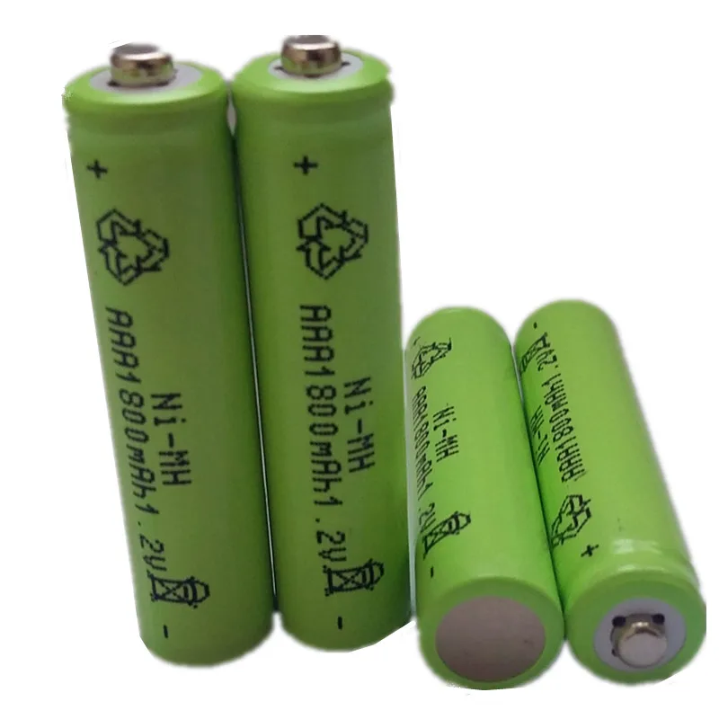 DING LI SHI JIA 12 шт AAA 1800mAh 1,2 V аккумуляторная батарея Ni-MH 1,2 V батареи аккумуляторная батарея 3A