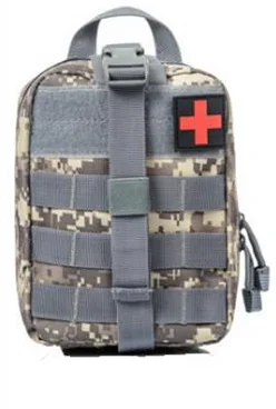 Тактическая Сумка MOLLE EMT, медицинская сумка, нейлоновая сумка с заплаткой для первой помощи, для пейнтбола, на открытом воздухе - Цвет: ACU