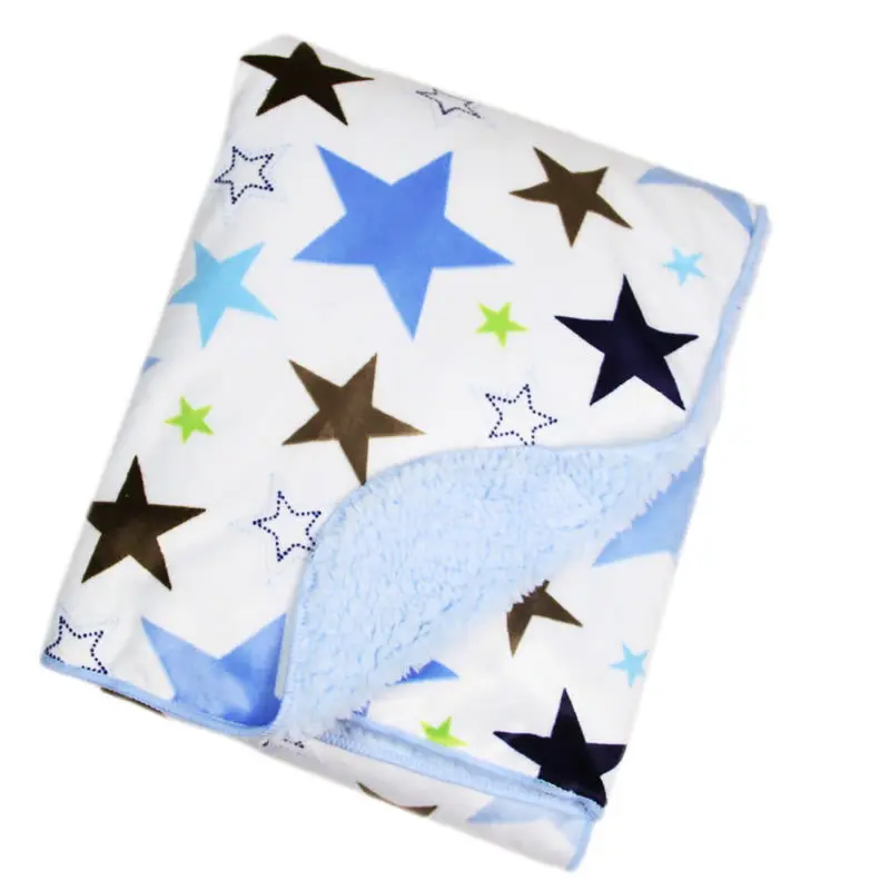 Harga Bayi baru lahir Selimut selimut membedung wrap manta bebe cobertor Super Lembut tidur siang menerima selimut musim dingin 102x76 cm