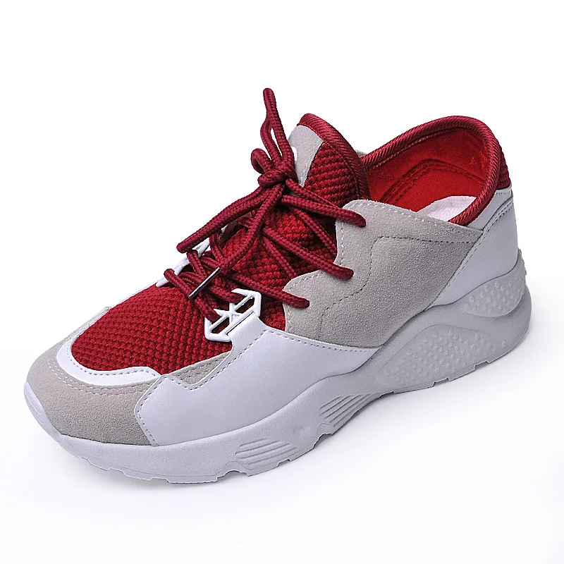 

POADISFOO women Casual shoes Women Sneakers Shoes Woman Size 35-42 Platform Spring Autumn Lace Up Trends Ins Female XQL-A812
