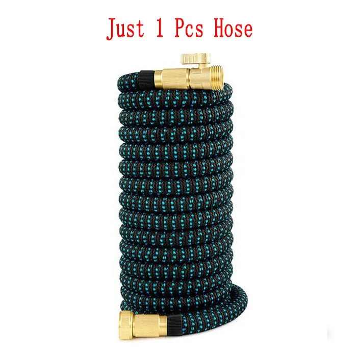 1 pcs hose Садовый шланг для полива, расширяемые Волшебные гибкие шланги для воды, поливочные шланги высокого давления, шланг-распылитель, поливка газона, автомойка - Цвет: 1 pcs hose