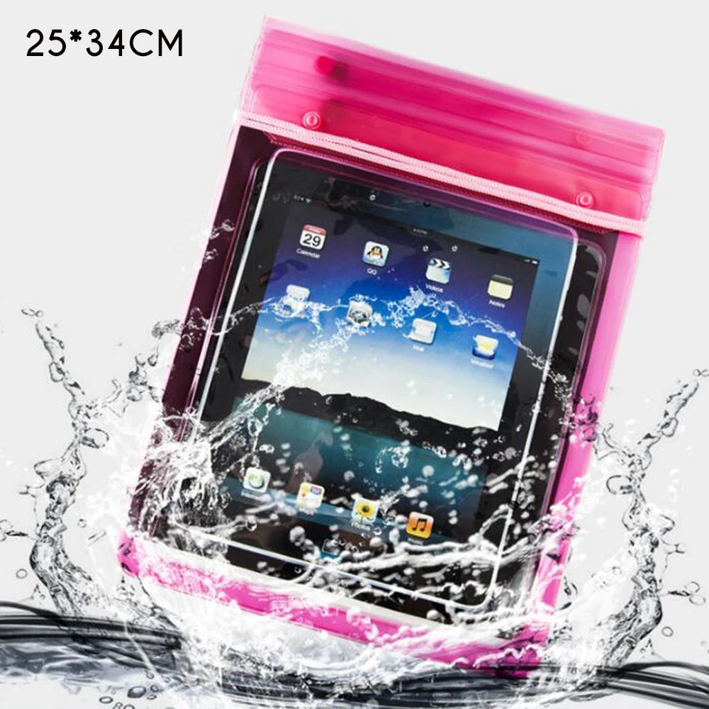 10pcs/lot 9 10 inch Travel Swimming Waterproof Bag Case For iPad 9.7