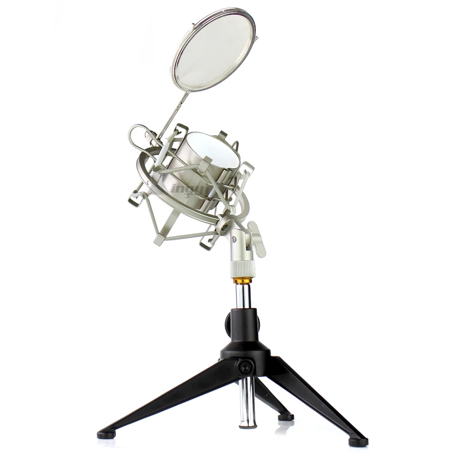 Настольный штатив Стенд подвес паук экран для микрофона стол держатель микрофона ветер Экран поп-фильтр для студии BM800 BM700 BM 700