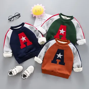 

Winter baby girl clothes outfits velvet thick warm sweatshirts coats for newborn baby girls boys clothing sports jacket hoodies