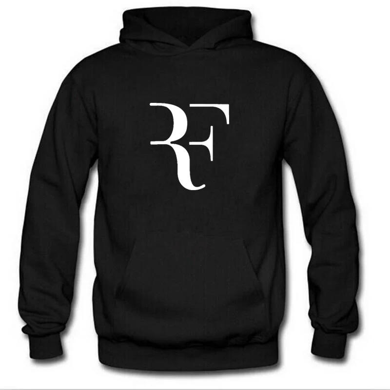 

RF Roger Federer Printed Hoodie Men Fleece Long Sleeve Man's Hoodies Sweatshirt harajuku Hip Hop Casual hoody Hooded tracksuit