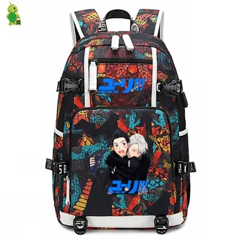 

Anime YURI on ICE Backpack Laptop Backpack School Bags for Teenage Girl Boy Large Capacity Travel Shoulder Bags Casual Rucksack
