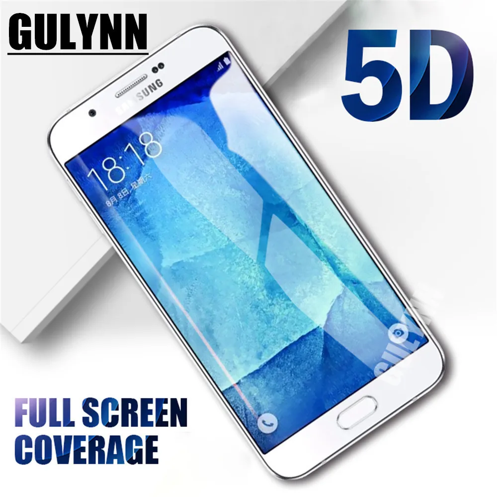 Закаленное стекло с полным покрытием для Samsung Galaxy J2 J3 J4 J5 J6 J7 J8 A6 A8 Plus Prime Pro A51 71 Premium