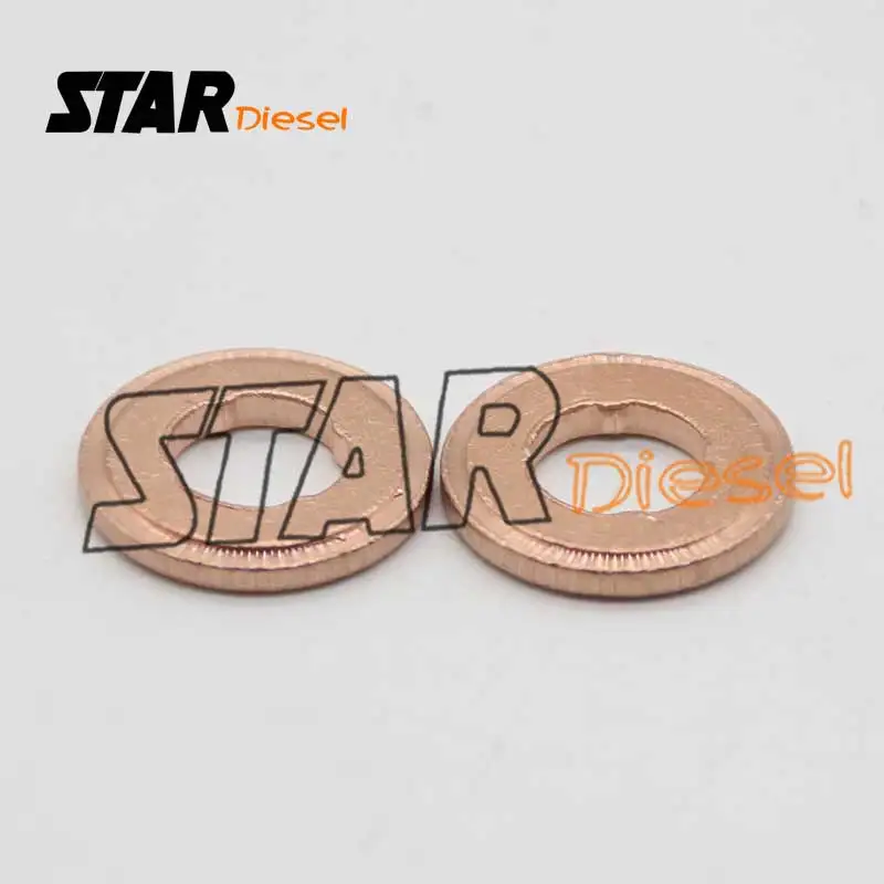 

F00VC17504 Common Rail Injector Copper Rings Washers Shims Spare Parts 2.0mm thickness Injector Washers For Fuel Injector