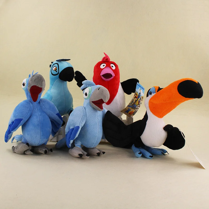 19 25cm Rio Movie Dolls Blu Jewel Pedro Macaw Stuffed Cute Animal Plush Toys