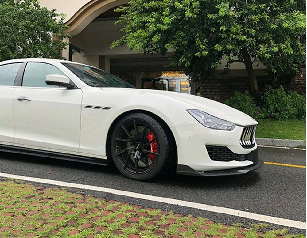 Передний бампер из углеродного волокна передний комплект bodk для Maserati ghilii 18