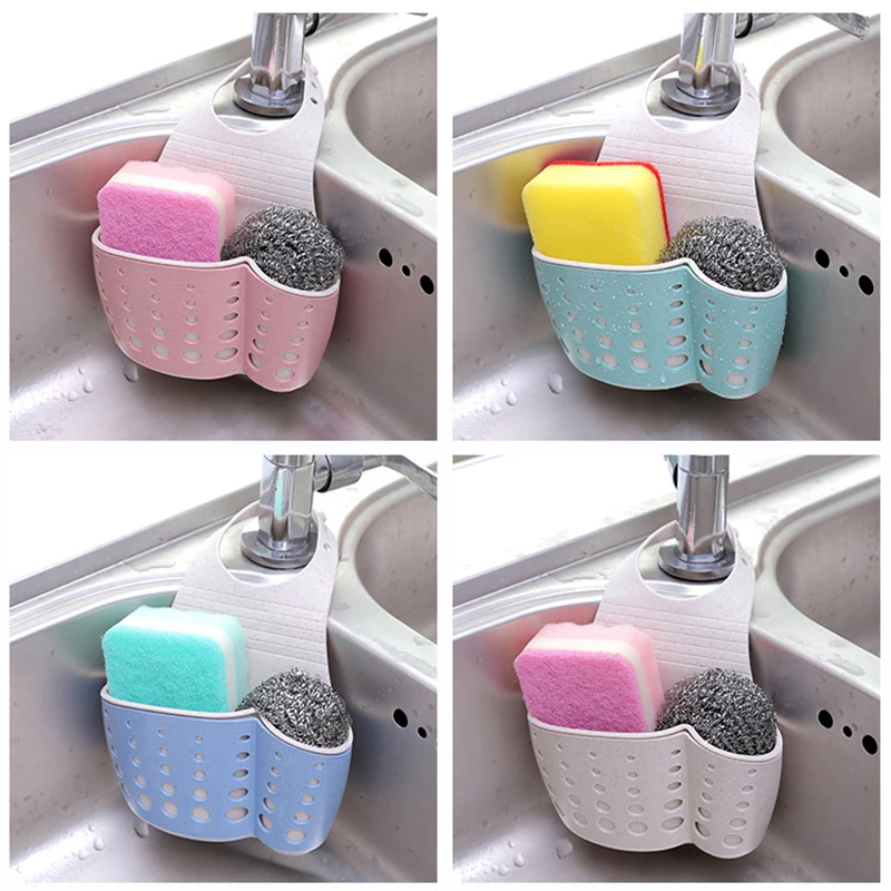

Kitchen Tools Soap Holder Soap Dish Double layer Storage Basket Soap Box Stand Sink Shelf For Soap Sponge