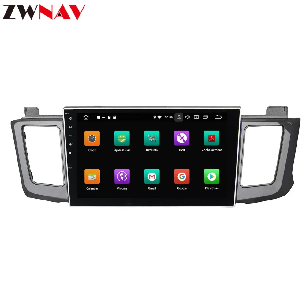 Excellent 10.1 inch Android 9 Car GPS Navigation System Car CD DVD Player for Toyota Rav4 2012-2015 Stereo Auto Radio Head Unit 2