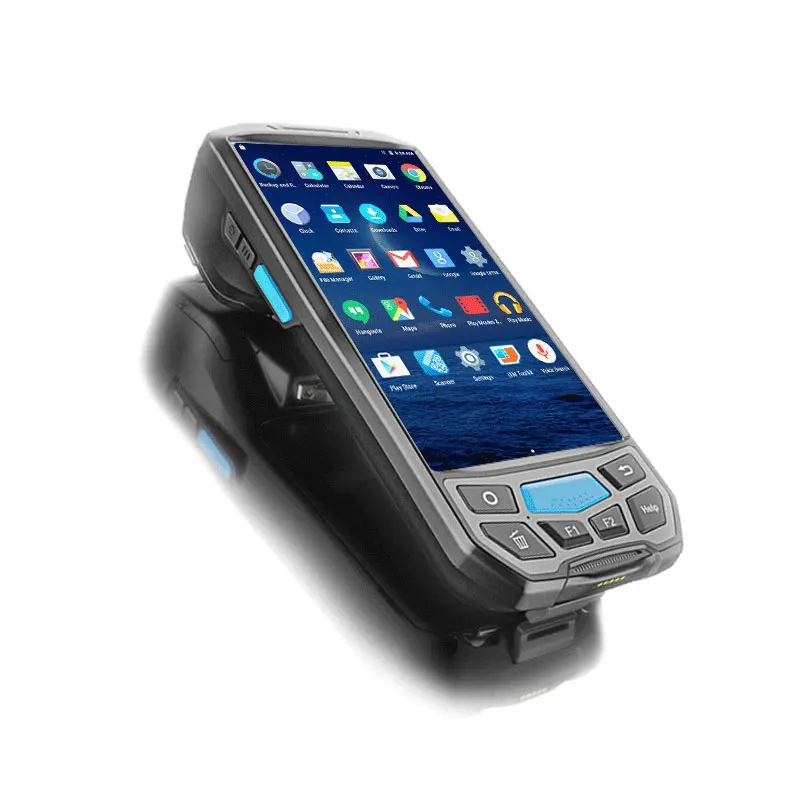 CARIBE يده الروبوت المساعد الرقمي الشخصي 1D 2D الباركود ماسحة البيانات جامع المحمول RFID طابعة حرارية CARIBE يده الروبوت المساعد الرقمي الشخصي 1D 2D الباركود ماسحة البيانات جامع المحمول RFID طابعة حرارية