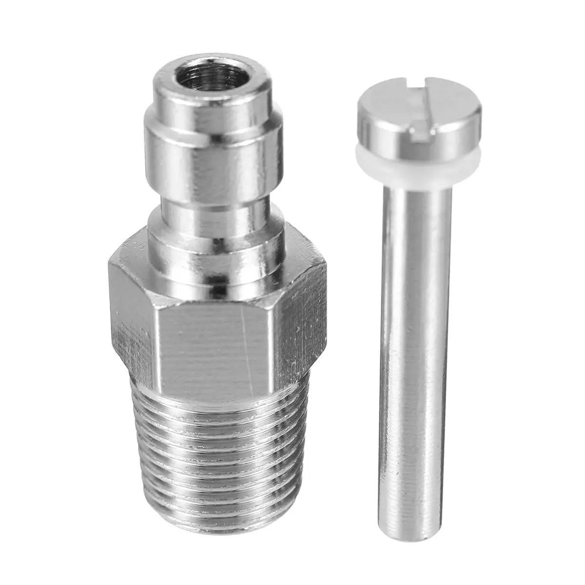 

Paintball PCP Fill Nipple Stainless Screwed joint 8mm Metal Air Tank One Way Paintball Accessories