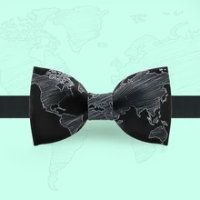 Новые модные мужские Мужские Оригинальные ручной работы галстук бабочка с принтом банкетные вечерние платья жениха свадебное наземное покрытие