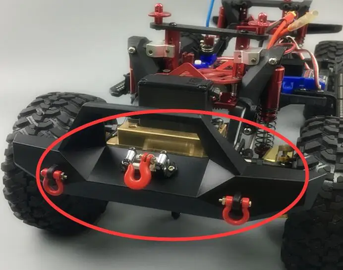 Новый Бампер ходовой части лебедки для axial Cherokee AX90046 90047 RC SCX10 Rock Cralwer Truck 1/10 TRX4 T4 hRAXXAS